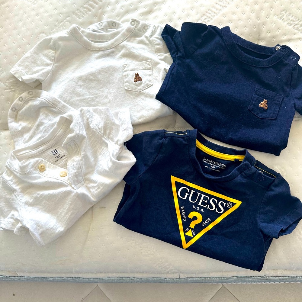 4 tops for baby boy